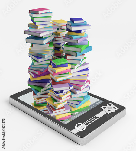 Illustration: E-book and its content E-book and its content