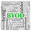 BYOD concept in tag cloud