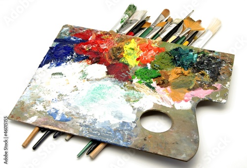 Photo: Paleta de pintor Paleta de pintor