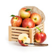 Foto: Crate with Jonagold Apples Crate with Jonagold Apples