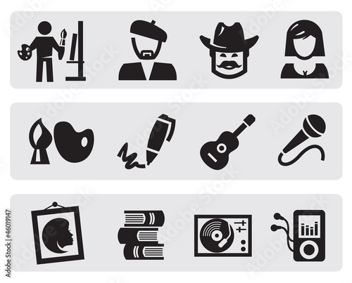 Vector: creative professions creative professions