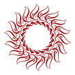 Sunflower Interlaced Ornament 2