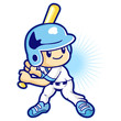 Hitter in a baseball game, Sport Games Character Design