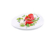 restaurant - piquillos farcis à la mousse de chèvre  # 30