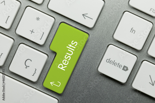 Photo: Results keyboard key Results keyboard key