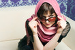 The fashionable girl