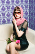 The fashionable girl