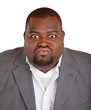 African American Businessman Angry about Something
