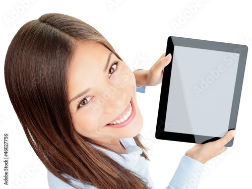 Photo: Tablet woman Tablet woman