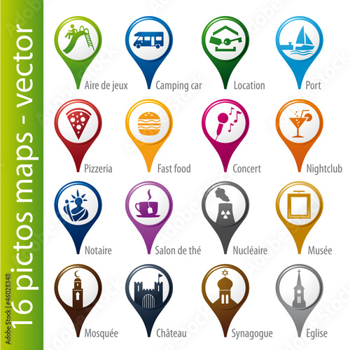 Vector: icons set, icônes, symboles, logos icons set, icônes, symboles, logos
