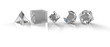 3D Diamanten - Platonische Körper der heiligen Geometrie