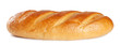 Fresh sweet white bread isolated on a white background