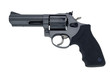 revolvers on white background