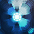 shiny led bulbs, abstract illustration