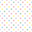 Vektor: Seamless vector pattern background pastel colorful polka dots Seamless vector pattern background pastel colorful polka dots