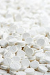 white round medicine tablet antibiotic pills
