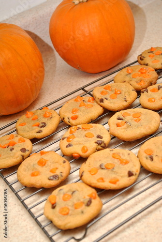 Photo: Cooling Pumpkin Cookies Cooling Pumpkin Cookies