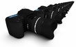 DSLR Konzept - Digitale Spiegelreflexkameras in Reihe 2