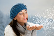 Winter snowing