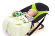 Photo: Toddler sleeping in a baby lounger Toddler sleeping in a baby lounger