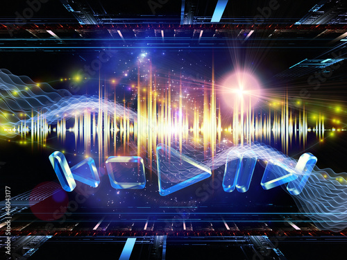 Illustration: Music lights Music lights