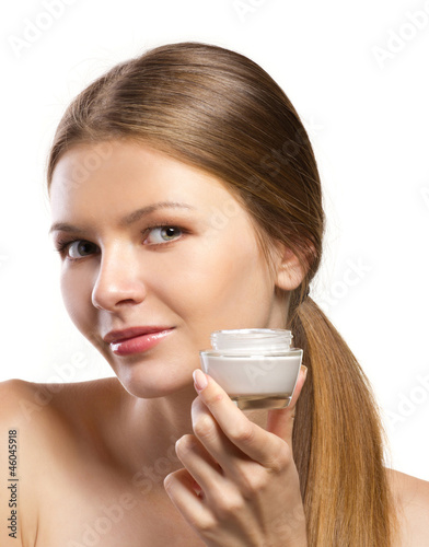 Photo: advertisement of cosmetic cream advertisement of cosmetic cream