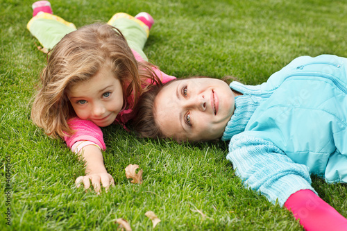 Photo: Happy woman and girl Happy woman and girl
