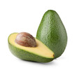 Avocado isolated on white