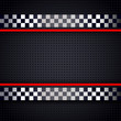 Structured metallic perforated for race sheet background