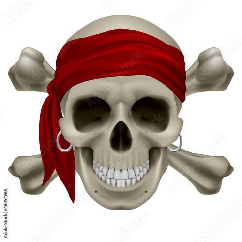 Vector: Pirate Skull Pirate Skull