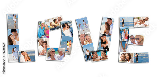 Photo: Love Concept Montage of People Couples Together Love Concept Montage of People Couples Together