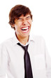 Happy laughing man