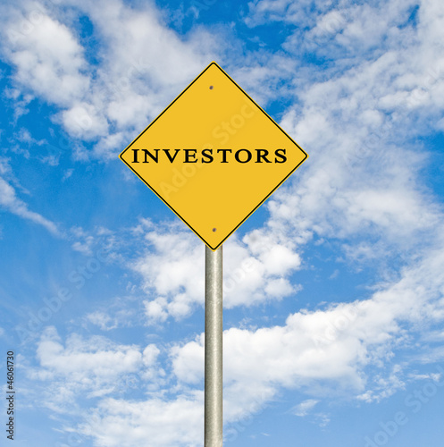 Illustration: Road sign to investors Road sign to investors