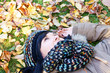 pretty woman lying on a meadow