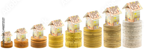 Photo: concept croissance coût immobilier concept croissance coût immobilier