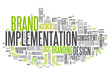 Word Cloud "Brand Implementation"