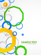 Geometrical colorful abstract background