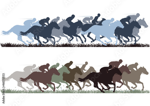 Vector: Galopprennen Galopprennen