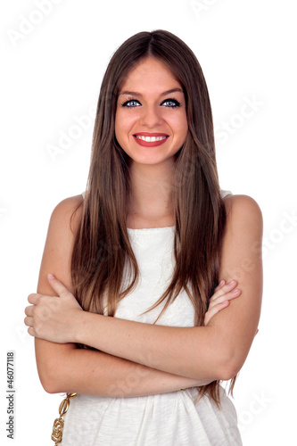 Photo: Attractive woman with blue eyes Attractive woman with blue eyes