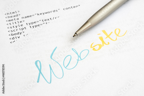 Photo: Website design concept Website design concept