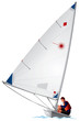 Sailboat Laser dinghy