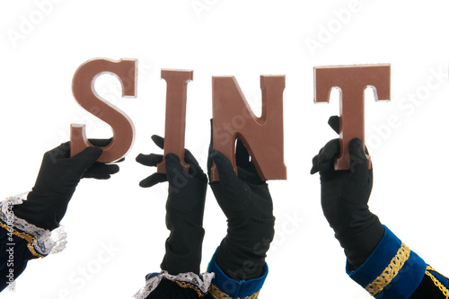 Photo: Chocolate Sint letters Chocolate Sint letters
