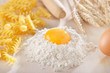 Homemade pasta scene