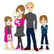Happy Beautiful Family