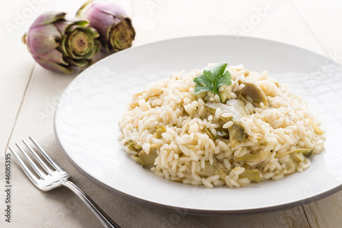Photo: Artichoke Risotto Artichoke Risotto