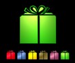Set of color gift