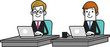 Office workers