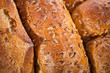 Crusty bread background