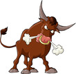 Angry bull