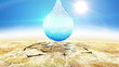 Beautiful animation of Water Drop in Desert gives new life.